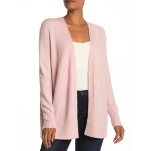 Madewell Cozy Walker Long Cardigan Merino Wool and Alpaca Blend Pastel Pink XS